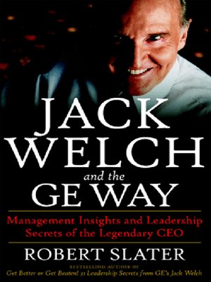 cover image of Jack Welch & the G.E. Way